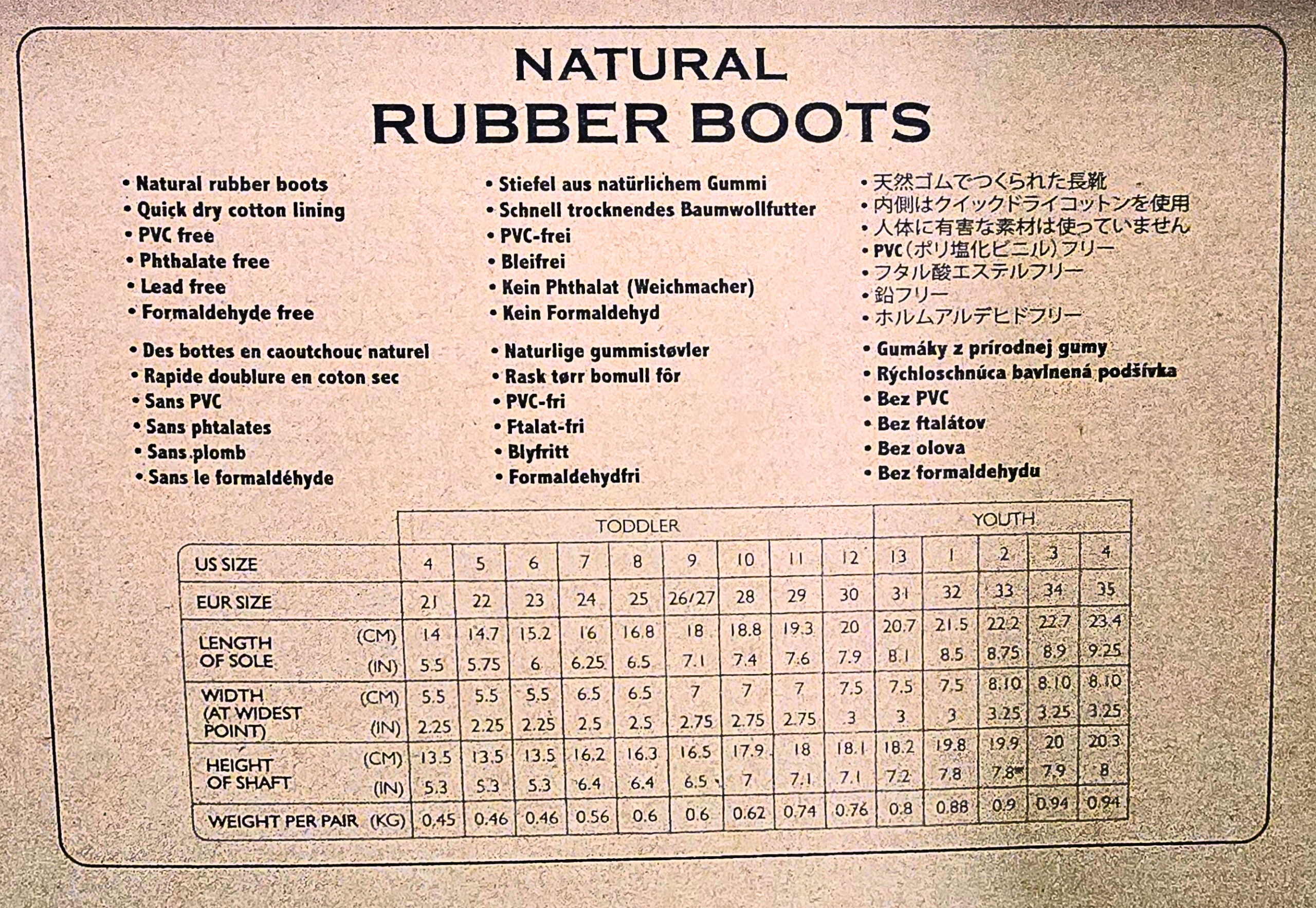 Stonz Rain Boot kumisaappaat Blue– koko 21 - Image 4